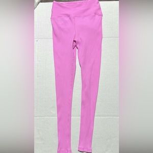 Year Of Ours bubble gum Pink Ribbed Leggings